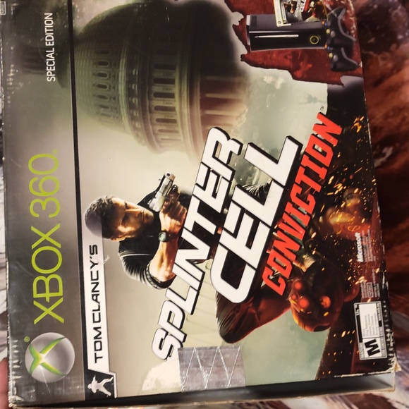 Special Edition Tom Clancy Splinter Cell Xbox with Riot Squad Gaming Accessories - Picture 2 of 9